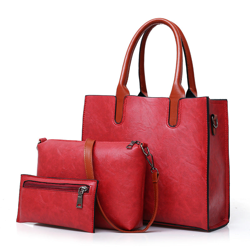 Three Piece Bag with Strap