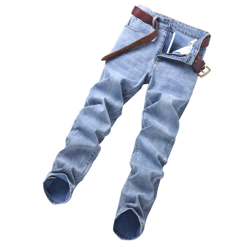 Casual Stretch Men's Denim Trousers