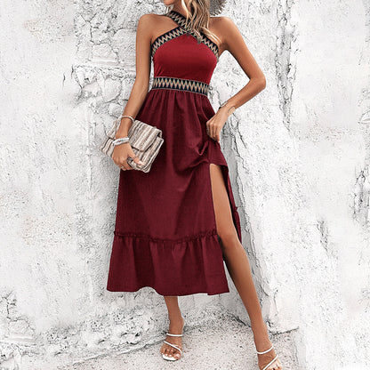 Flowy Halter Dress