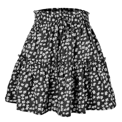 Small Pattern Mini Skirt