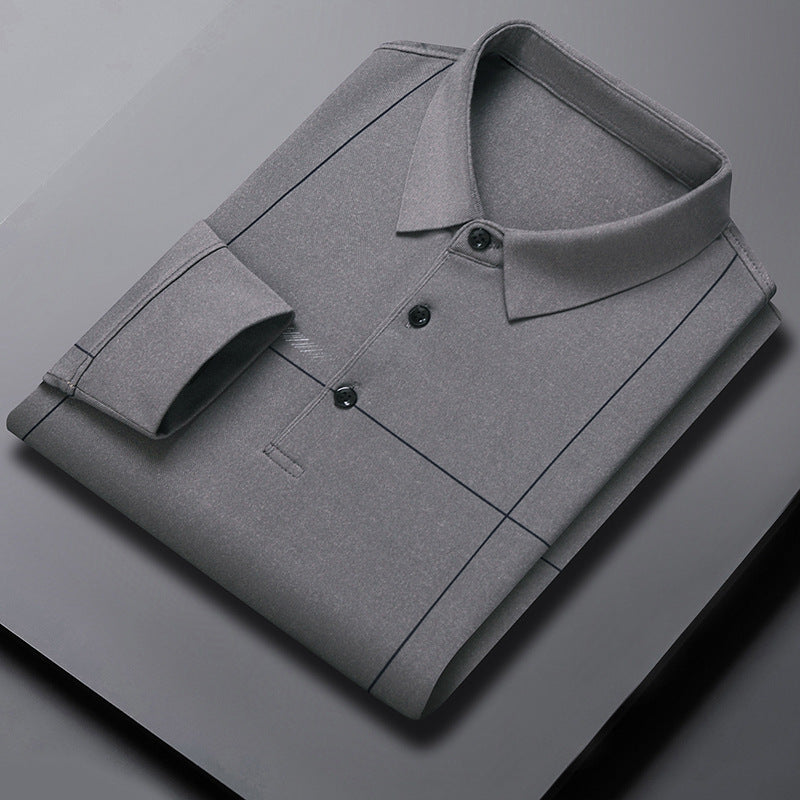 Long Sleev Lapel Shirt