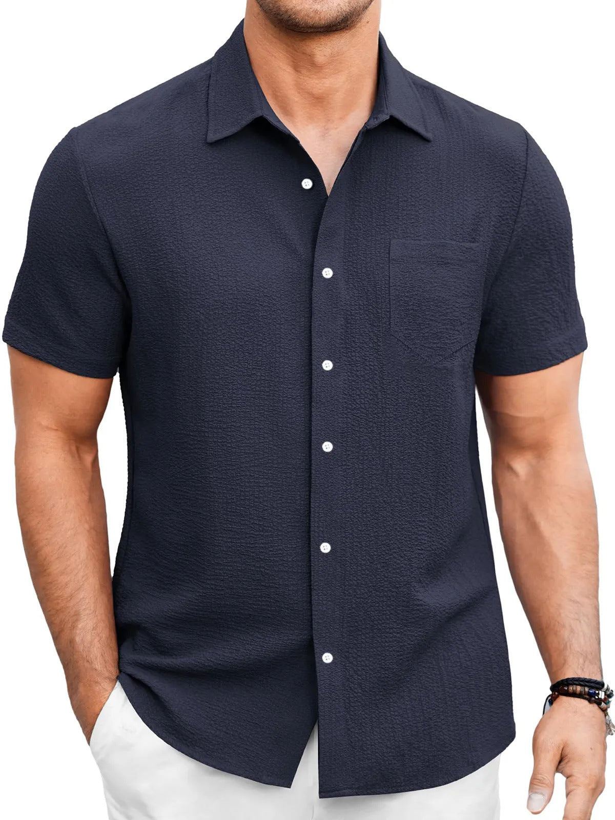 Button Down Short Sleeve Shirt