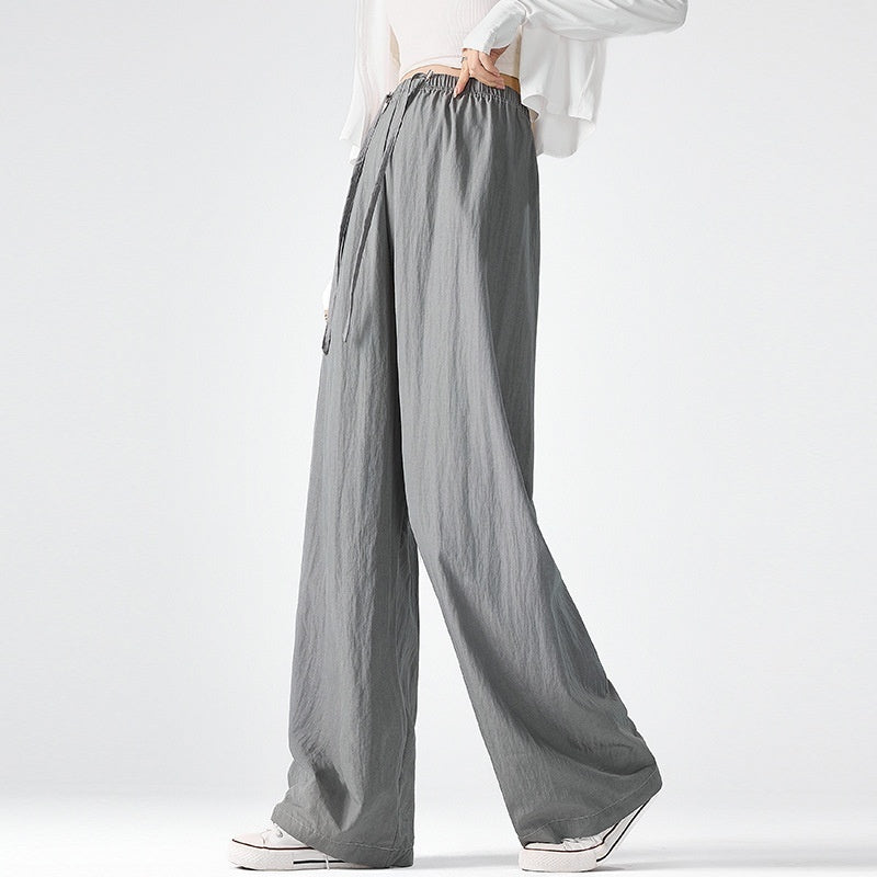 Casual Elastic Waist Pants