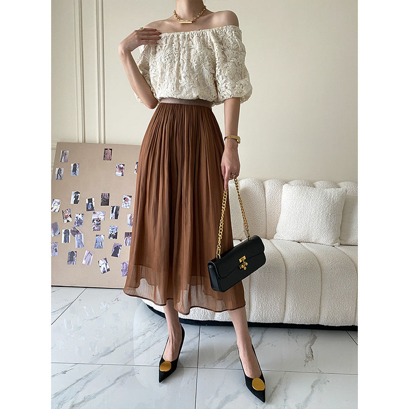 Flowy Midi Skirt