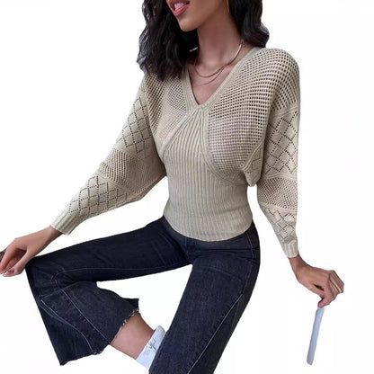 Long Sleeve V-neck Sweater