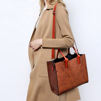 Three Piece Bag with Strap