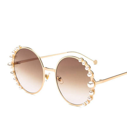 Round Pearl Sunglasses