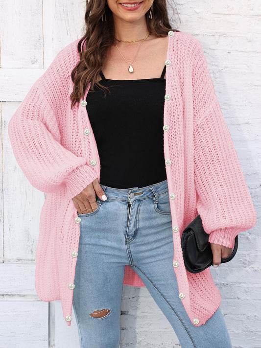 Chunky Button Cardigan