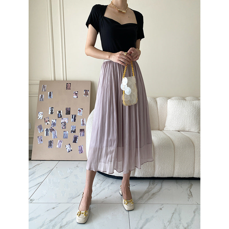 Flowy Midi Skirt