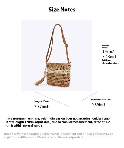 Summer New Retro Women Bag Hand-woven Bag