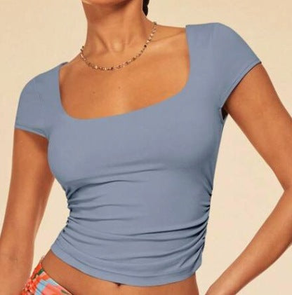 Basic Square Neck Crop Top