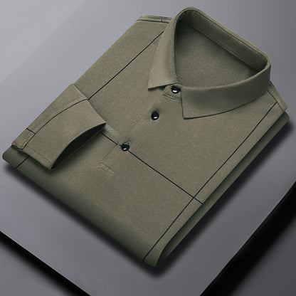 Long Sleev Lapel Shirt