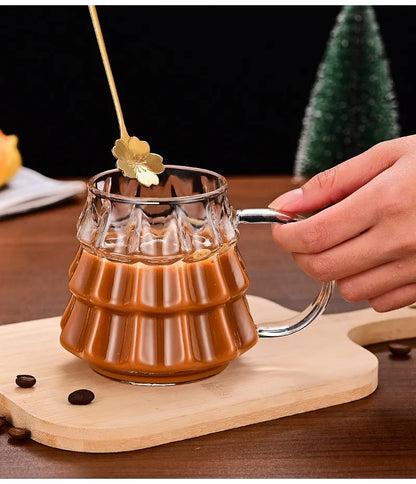 Christmas Tree Glass Mug