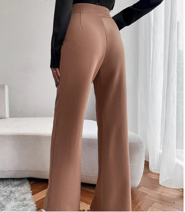 Straight Leg Trousers