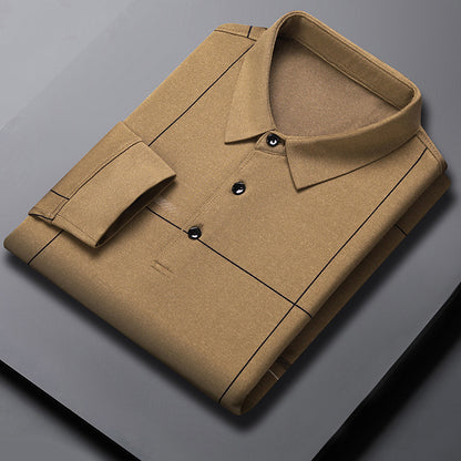 Long Sleev Lapel Shirt